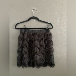Leith Black Frill Skirt